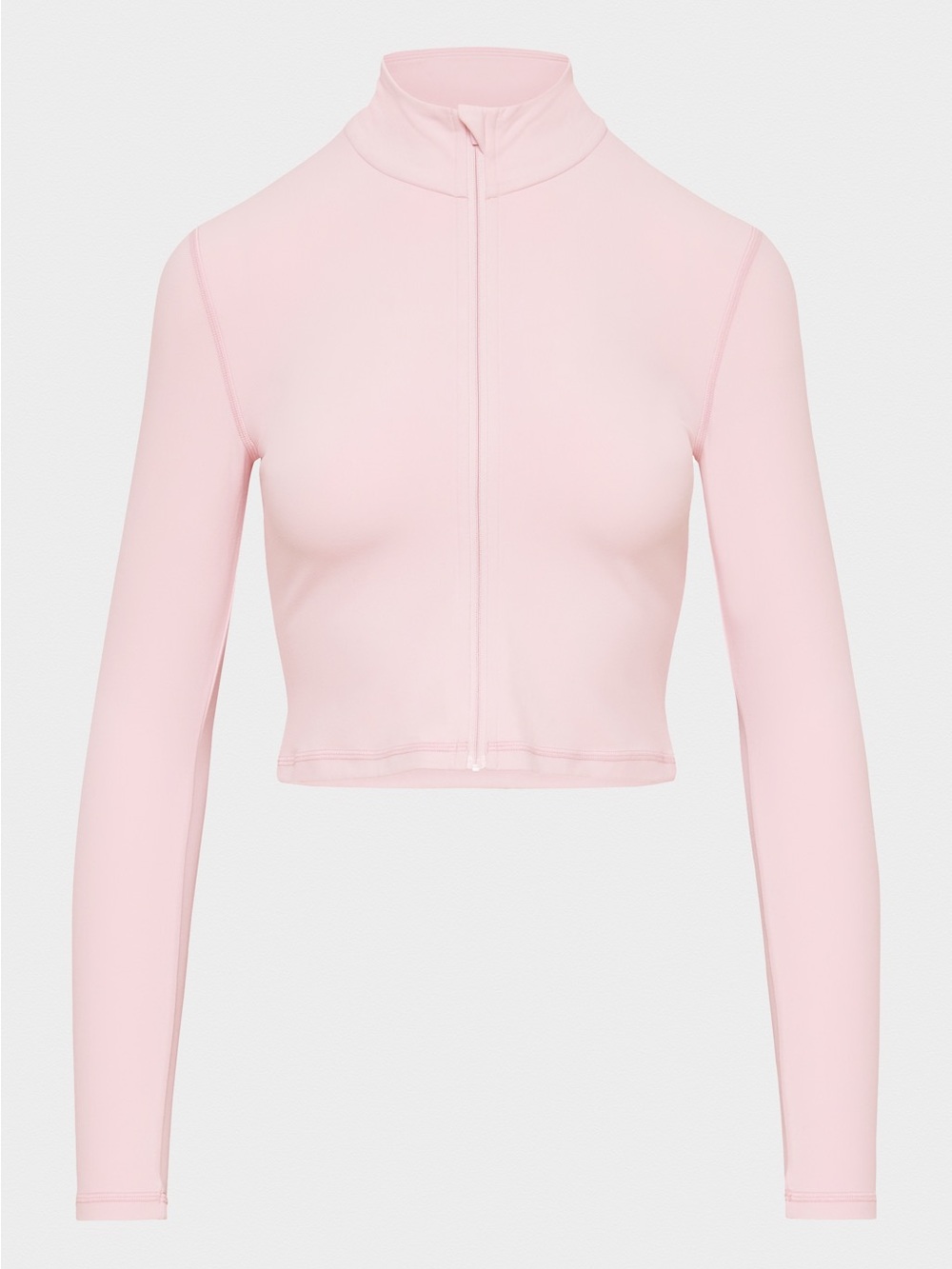 Aritzia Golden BUTTER LIMIT ZIP-UP Cropped Long sleeve